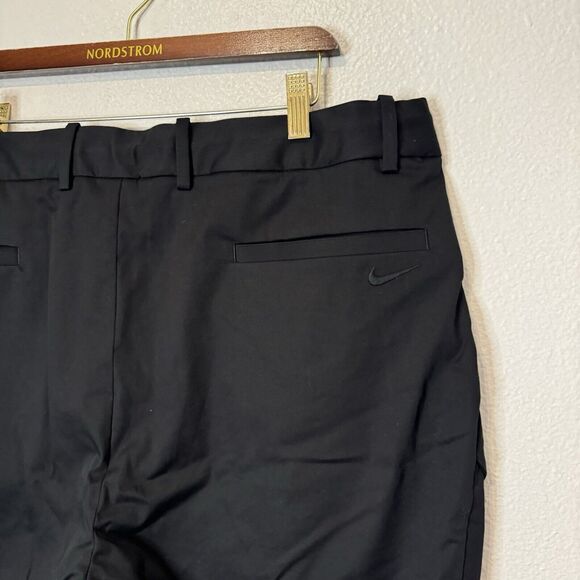 Nike Made in Italy Black Pants Mens 38 AQ0681-010 Cotton Stretch Golf Athleisure - Picture 13 of 14
